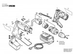 Bosch 0 601 946 5BE Gsr 12 Vpe-2 Cordless Screw Driver 12 V / Eu Spare Parts